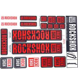 RockShox Decal Kit 35mm Stanchions - Pike/Lyrik/Yari/Domain/Revelation (2018+)